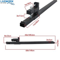 60″ Clamp on Pallet Forks For Tractor Bucket Loader Tractor Skid Steer 2000 LBS