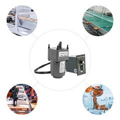 Variable Speed High Torque Gear Motor AC Electric Motor Controller 1:50 27 RPM