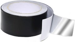 Black Aluminum Foil Tape High Temp Heavy Duty 2 INCH x 64 Feet