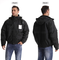High Visibility Reflective Jackets for Men, Waterproof Safety Jacket for Men wit