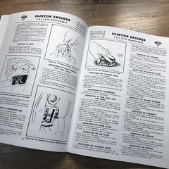 Clinton Gem Panther Long Life Red Horse Engine Service Overhaul Operators Manual