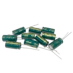 10pcs 200V 47uF 10x20mm High Frequency Aluminum Electrolytic Capacitor TV LCD