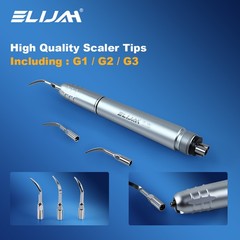 Dental Ultrasonic Air Scaler Handpiece With 3 Tips Teeth Cleaning 2Holes/4 Holes