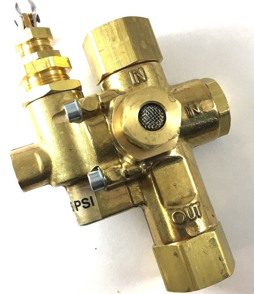 GAS POWERED AIR COMPRESSOR PILOT UNLOADER VALVE 145/175 PSI, 3/4” FEMALE
