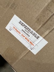 Box of 500 Dependable Quality Envelope 10 Regular 24# White Wove 4 1/8″ x 9 1/2″