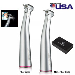 Dental 1:5 Increasing Contra Angle Fiber Optic Handpiece w/E-type Electric Motor