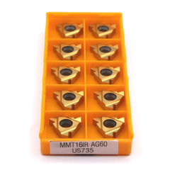 MMT16IR AG60 US735 Thread Inserts | CNC Internal Threading Steel/Alloy High Prec