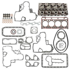 New Cylinder Head & Head Gasket Kit For Kubota V1702 V1702B Bobcat 1600 733 743