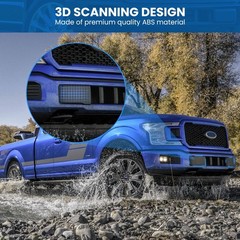 2Pcs Front Bumper Cover Trim for 2018-2020 F-150, Front Bumper Pad, Left & Right