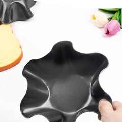 Cielasis 2 Pack 8.5″ Nonstick Large Taco Shell Bowl – 8.5 inches, Black