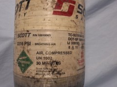 MSA 45 Min 4500psi Carbon SCBA Tank 12/08 with Valid Hydro!