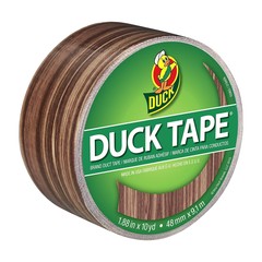Duck Brand Printed Duct Tape [Prints & Patterns]: 1.88 in. x 30 ft. (Wood Grain)