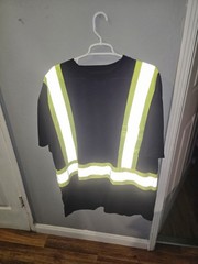 JORESTECH Industrial Safety Vest Black Yellow Gray with Reflective Stripes