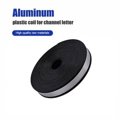 100ft 8mm Channel Letter Coil Aluminum Trim Cap Strip for Making Sign Lightbox
