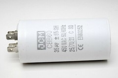 35UF 450VAC Motor Run Capacitor 450V AC CBB60 35 UF Round White 50/60HZ Cap