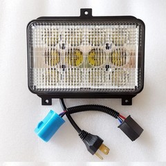 2x LED Head Light For Ford New Holland TRACTOR 5640, 6640, 7740, 7840 81869813
