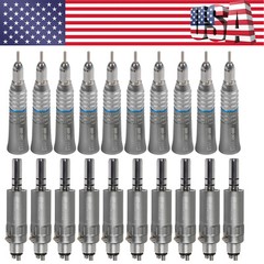 NSK Style Dental Straight Nosecone /Air Motor Low Slow Speed Handpiece 4H 1:1 AA