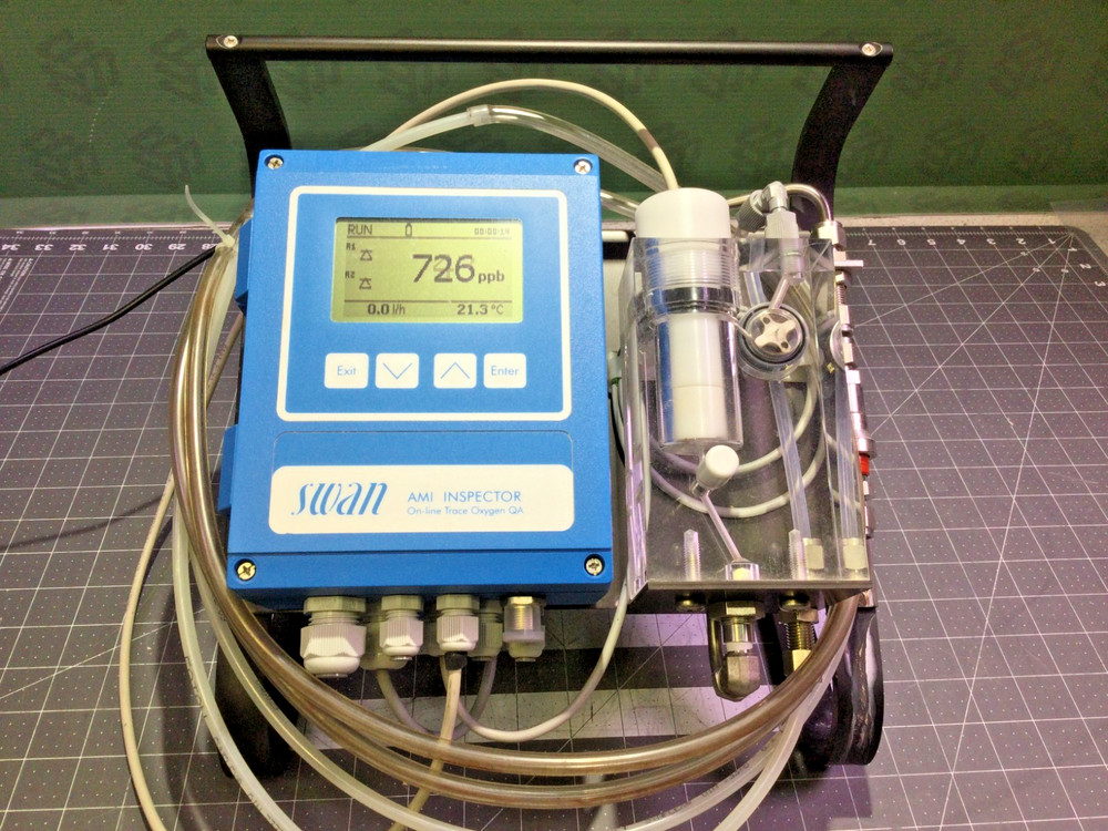 SWAN AMI INSPECTOR Trace Oxygen Analyzer QA + Humonics Veri-Flow 500 System