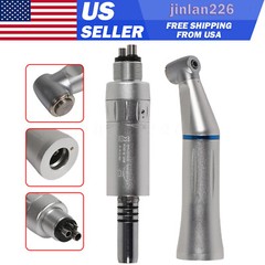 NSK Style E-type Dental Push Button Inner Spray Low Slow Speed Handpiece 4 Holes