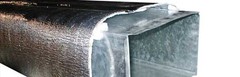R12 HVAC Duct Wrap REFLECTIVE Insulation 2-Sided Foam Core 4FT X 20FT (10mm)
