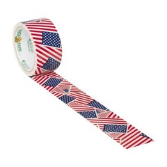 Printed Duck Tape Brand Duct Tape, 1.88 in. x 10 yd., US Flag