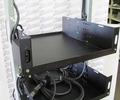 ELTEK 299197 – DC SYS FP2-48/600A – 23″ FLATPACK RACK w/Shelves & 200A BREAKERS