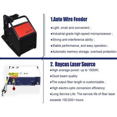 1500W Reci 4 IN 1 Laser Welder Laser Welding Cutting Cleaning Machine Handheld