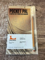 Pocket Pal: A Graphic Arts Production Handbook 1992 International Paper Co