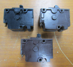 💥3) FEDERAL PACIFIC 40 AMP STAB-LOK CIRCUIT BREAKER 2 POLE NA240 LOT OF 3