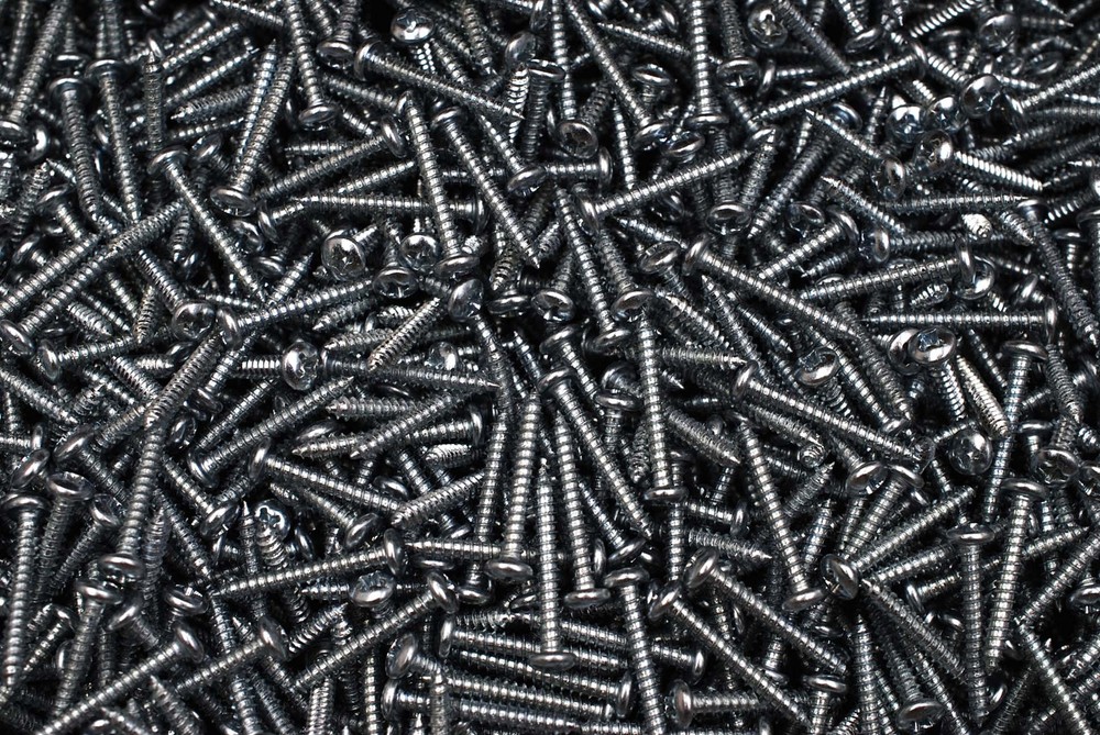 (1300) Phillips Pan Head 6 x 1 Type AB Zinc Plated Sheet Metal Screw SMS
