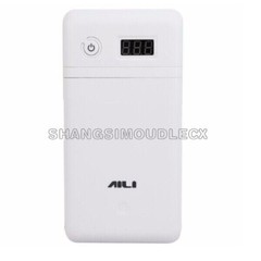 5V-21V 3.3A Mobile Power Bank Six 18650 Battery Charger White For 19V Laptop