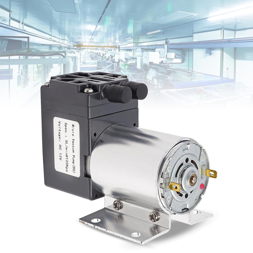 EIMSOAH Mini Vacuum Pump 12V 5L/Min Negative Pressure Suction Machine