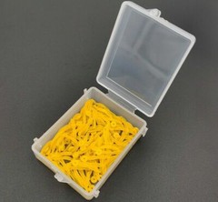 400* Dental Plastic Wedges Concave Design Arc Diastema Wedge w End Circular Hole