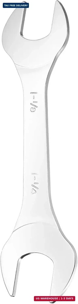 Thin Open End Wrenches SAE, 1 1/8×1 1/4 Inches, Slim Wrench Tool for Tight Sp…