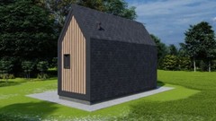 273 sg.ft СANDLE HOUSE KIT #PW-23 PREFAB DIY PLYWOOD BUILDING CABIN HOME MODULAR