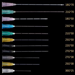 20* Micro Cannula Sterile Medical Fine Needle 18G 22G 25G 50mm70mm Blunt Cannula