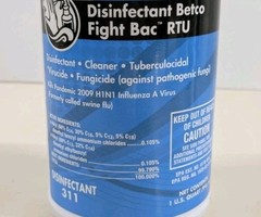 3 PACK Betco 3111200 Fight-Bac RTU Disinfectant Cleaner 32oz Bottles