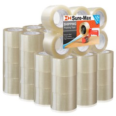 48 Rolls 3″ Extra-Wide Clear Shipping Packing Moving Tape 110 yds/330′ ea – 2mil