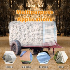 16 Mil Greenhouse Cover,Clear Plastic Tarps Heavy Duty Waterproof 10x20FT,UV …