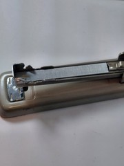 Vintage Bates 56 Desk Stapler Grey with Original Box & Swingline Staples USA