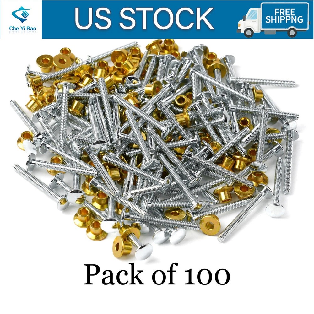 Pack of 100 For Peterbilt 379 Hucks & Collars – 3/16″ New Medium Flange Collars