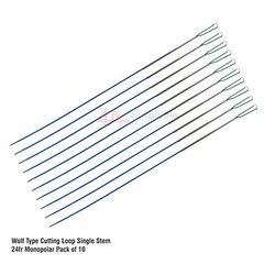4A WOLF TYPE CUTTING LOOP SINGLE STEM 24Fr MONOPOLAR PACK OF 10