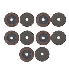 10 Pcs 7″ x 7/8-Inch Flap Discs Flapper Wheel for Angle Grinder T29 40 Grit