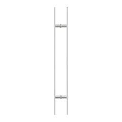 Stainless Steel Door Handle 35.24in Pull Push Sliding Barn Door Handles Silver