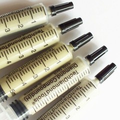 Diamond Paste Kit of 15 Syringes 200,000 to 400 Grit High (50%) Concentration