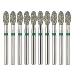 Dental Diamond Burs FG 379/023C Egg Football Shape Coarse Grit High Speed Bur