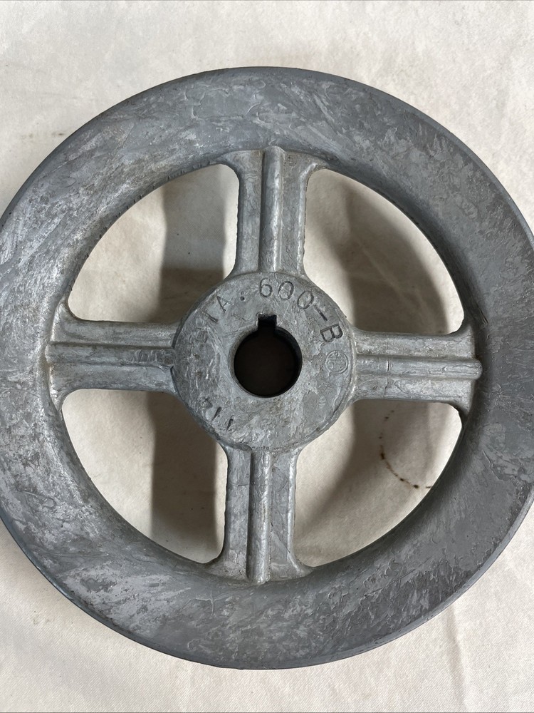 CDC Chicago Die Casting 600-B 6in OD 7/8in Bore 3/4in Pitch Steel Pulley
