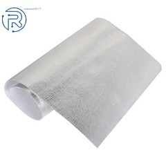 24In × 12In × 0.04In Adhesive Backed Aluminized Heat Barrier