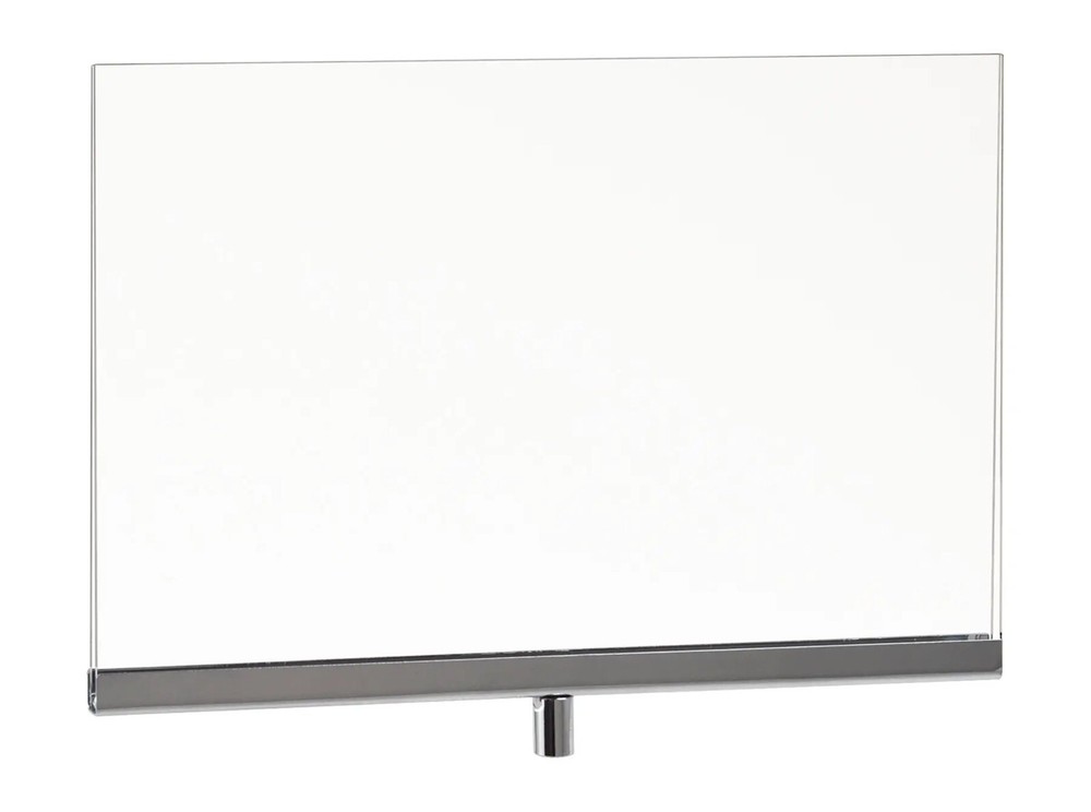 New Box Of 24 7” X 11” Acrylic Horizontal Sign Holder With 3/8” Fitting. PJ711