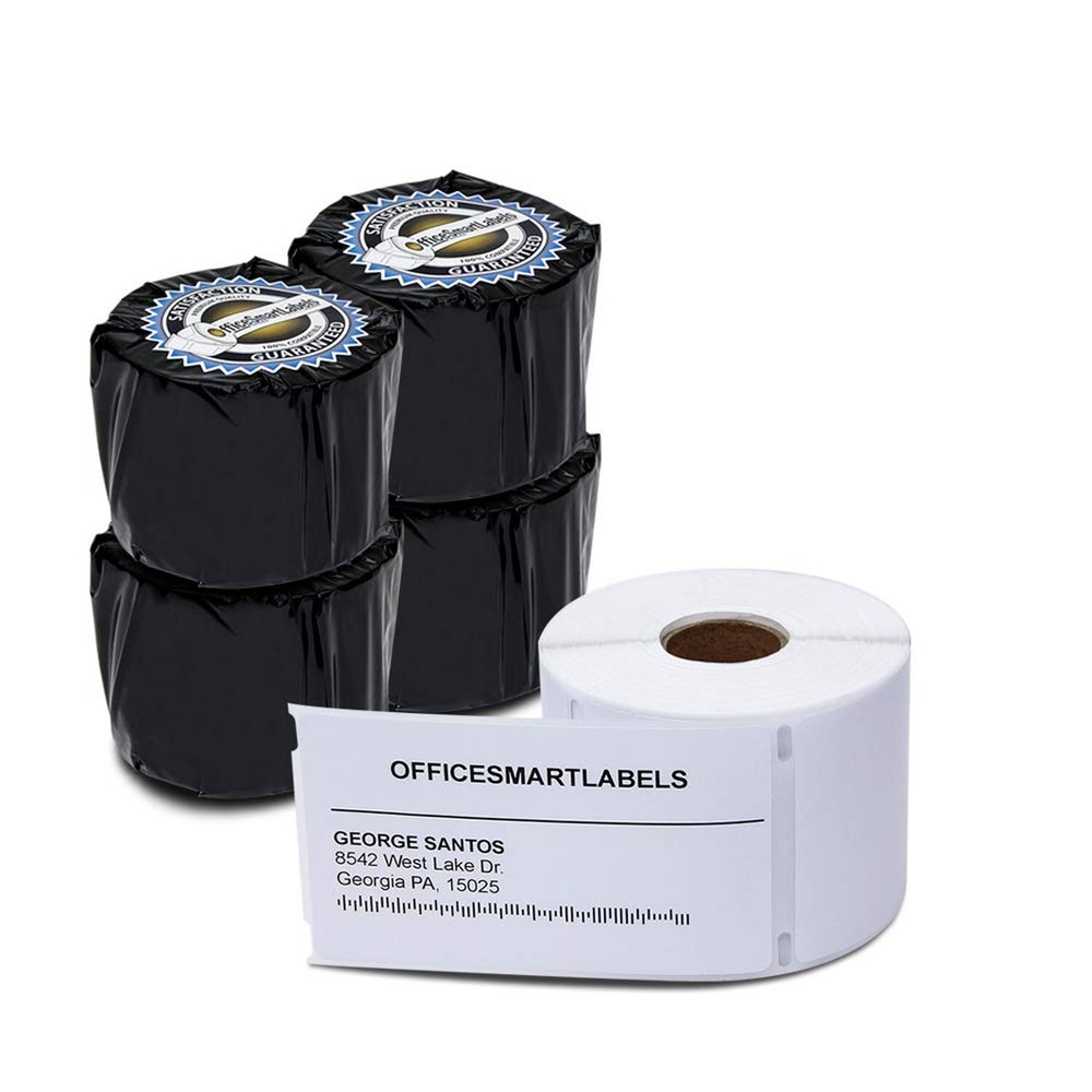 OfficeSmartLabels – 2-5/16″ x 4″ Shipping Labels, Compatible with 30256 – (4 …